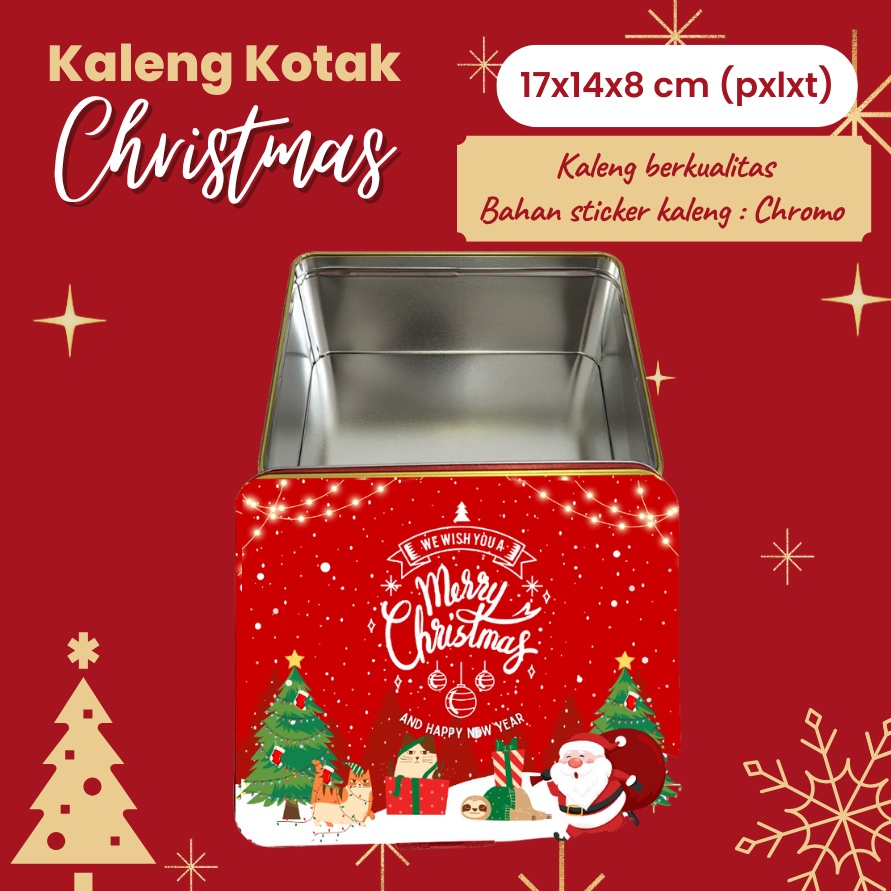 

Cashback 15 Semua Pembelian Box Natal Kaleng kotak Natal Box Christmas Toples Natal 224 Kue Kering Wadah Red 17x14x8 cm Hapunni