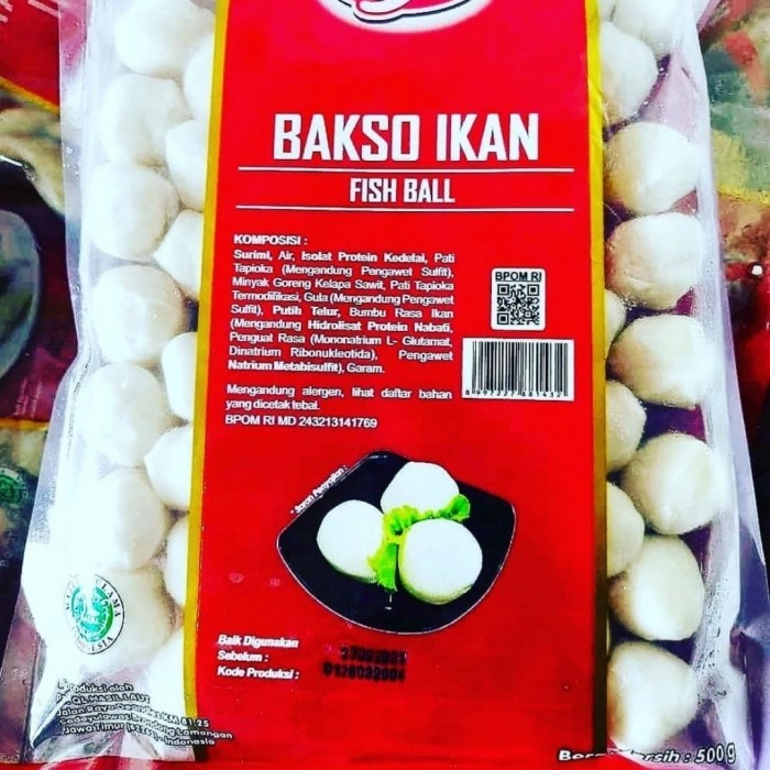 

Baso Bakso Ikan Fish Ball Pak Den 500gr