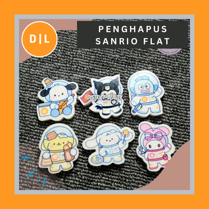 

Penghapus Karakter Sanrio Flat / penghapus anak lucu