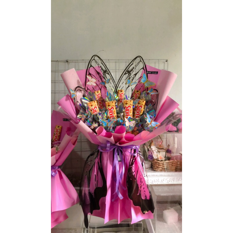 

Buket kupu” Mix 7 coklat