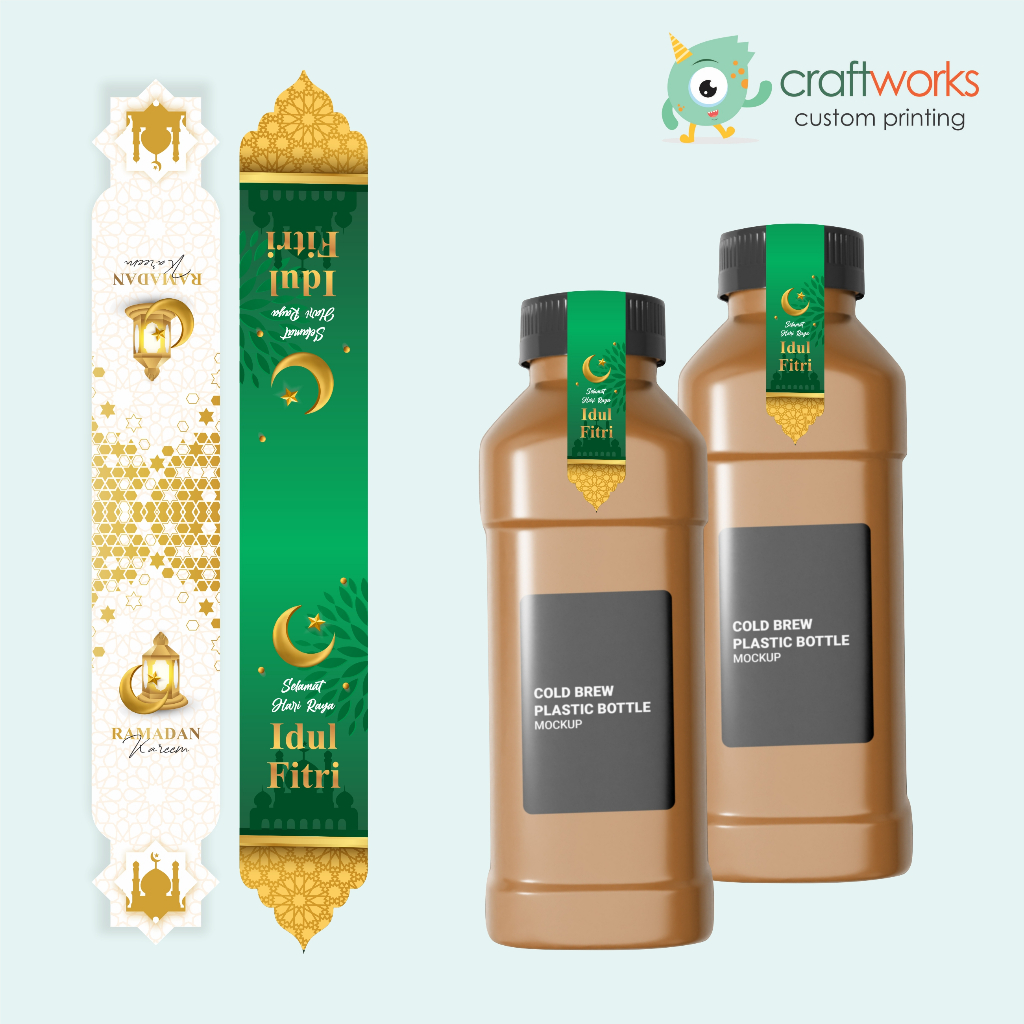 

STICKER LIDAH SEGEL MINUMAN LEBARAN TAHAN AIR / IDUL FITRI / EID MUBARAK | VYNIL - ISI 42 PCS