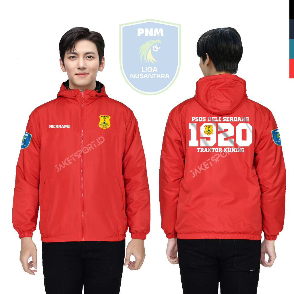 JACKET PSDS DELI SERDANG 1920 TRAKTOR KUNING WINDBREAKERS OUTDOOR PARASUT TAHAN ANGIN TAHAN AIR