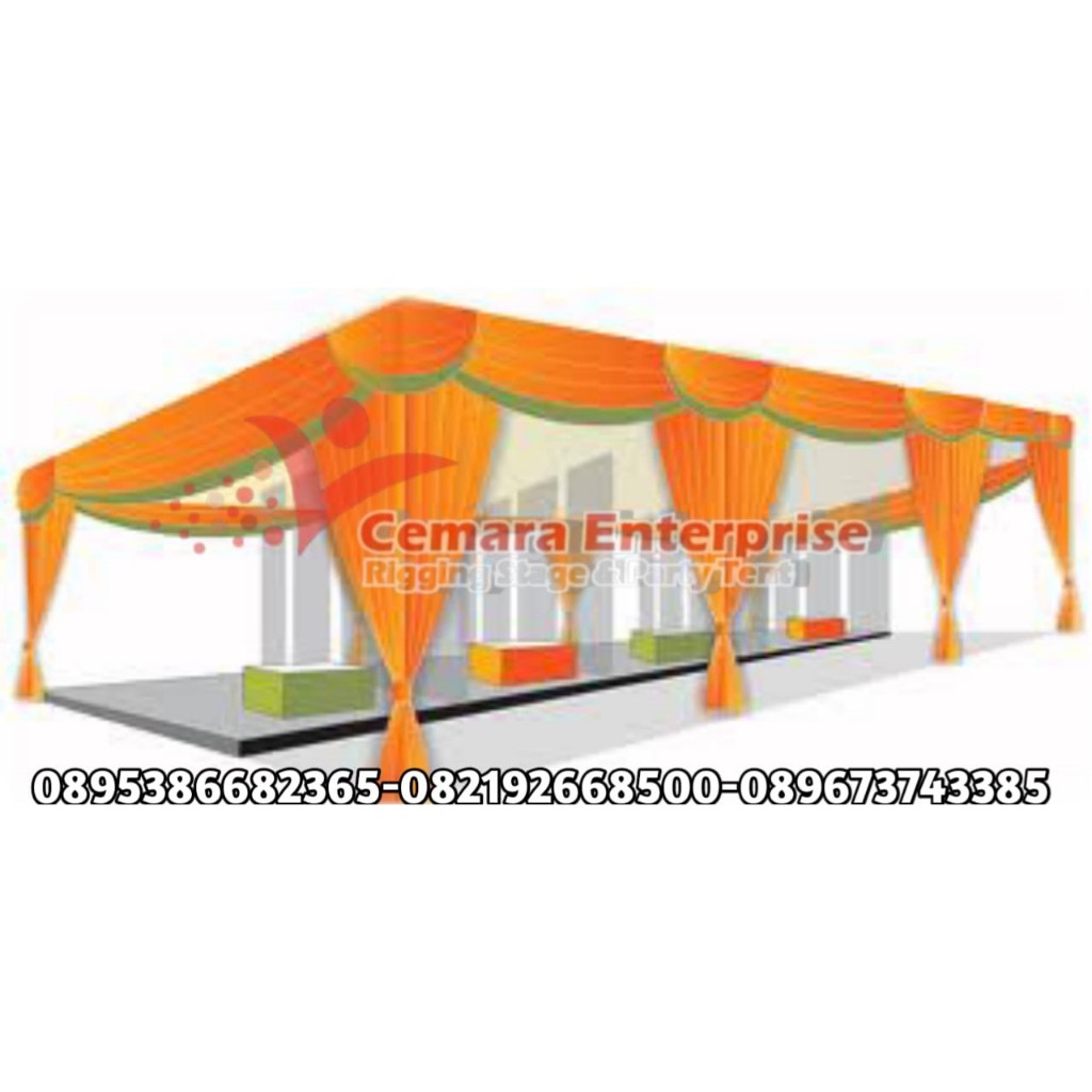 TENDA DEKORASI / TENDA ACARA UKURAN 3M X 10M