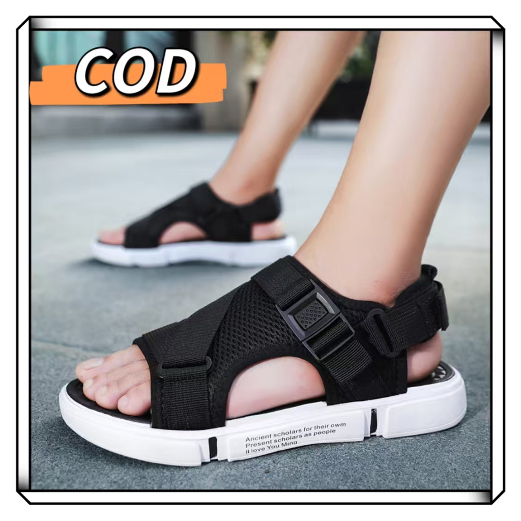 Sandal Pria Sepatu Pria Karet Anti Slip