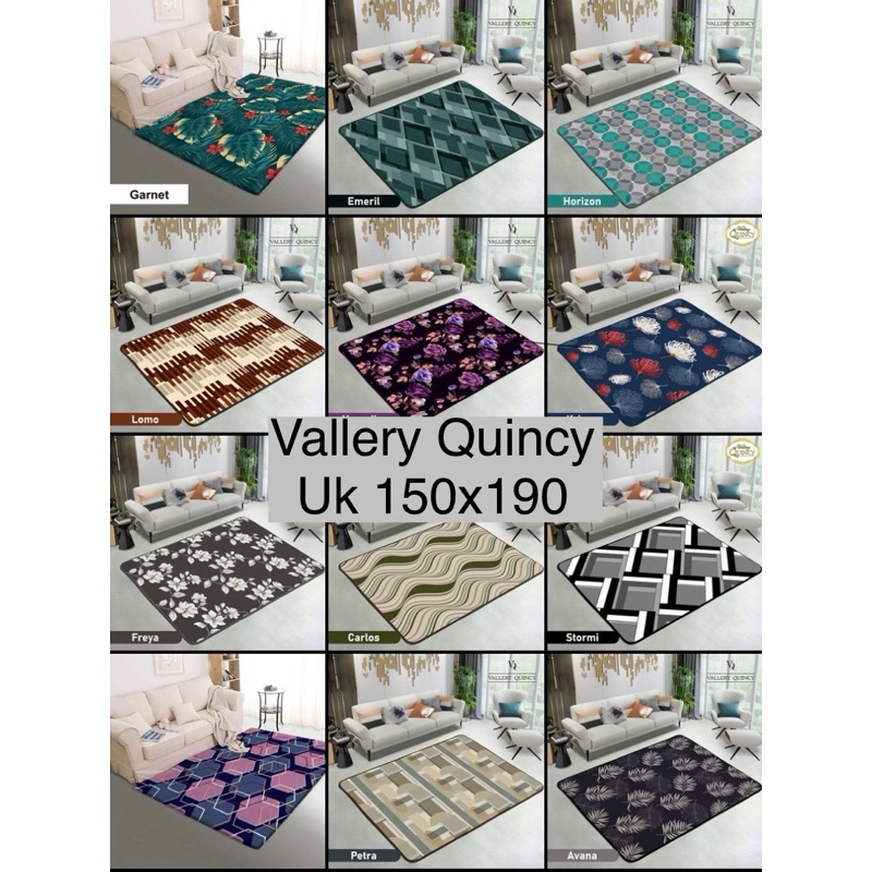 Karpet Malaysia Vallery Quincy 150x190 cm Ukuran Standar by Internal