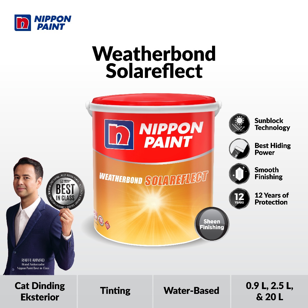 Nippon Paint - Weatherbond Solareflect (Tinting) -20L- Cat Premium Eksterior