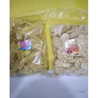 

keripik pisang rasa original 450gr dan keripik tempe 450gr