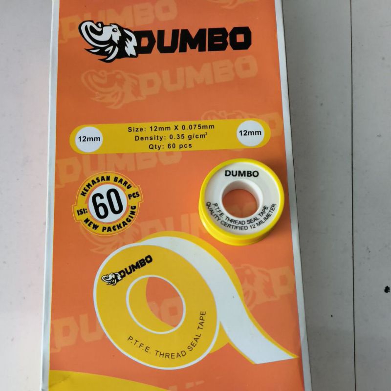 

Seal tape / Seltif DUMBO untuk Pipa air satuan