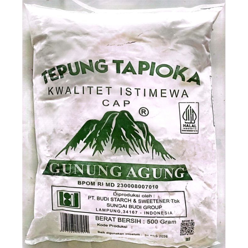 

Tepung Tapioka cap gunung agung