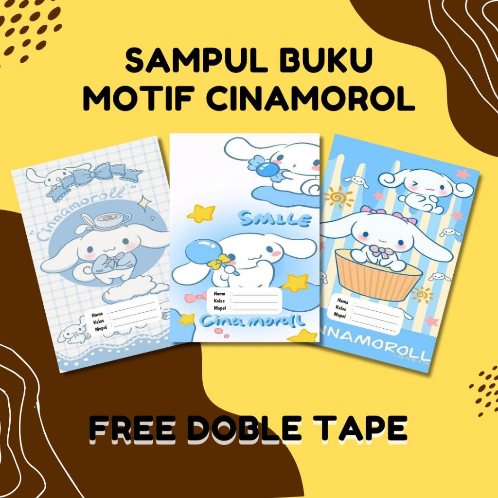 

SAMPUL BUKU TULIS CUSTOM NAMA, KELAS DAN MAPEL SIDU CAMPUS BIGBOSS MOTIF ESTETIK CINAMOROL (ISI 10 PCS) FREE DOBLE TAPE