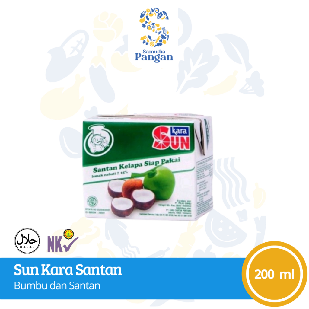 

Sun Kara Santan Kelapa 200 ml