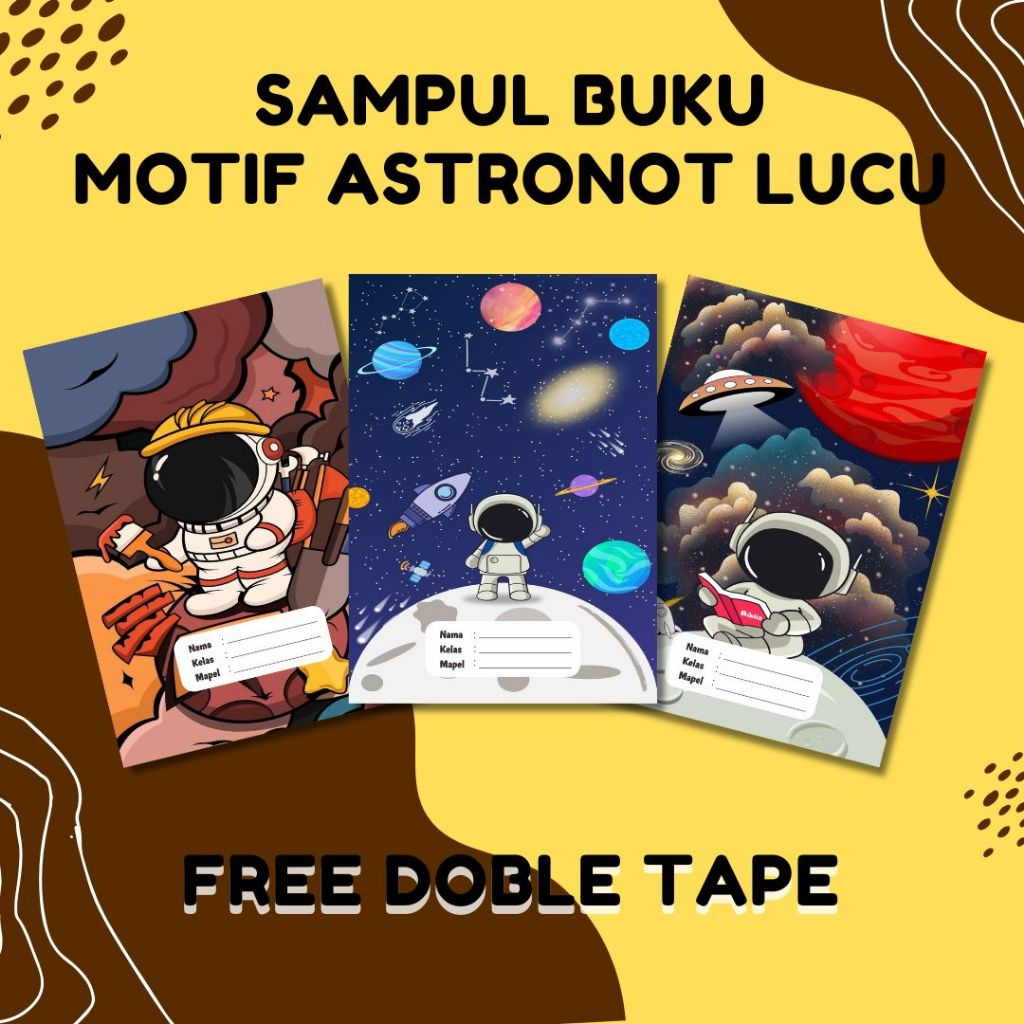

SAMPUL BUKU TULIS CUSTOM NAMA, KELAS DAN MAPEL SIDU CAMPUS BIGBOSS MOTIF ESTETIK ASTRONOT LUCU (ISI 10 PCS) FREE DOBLE TAPE