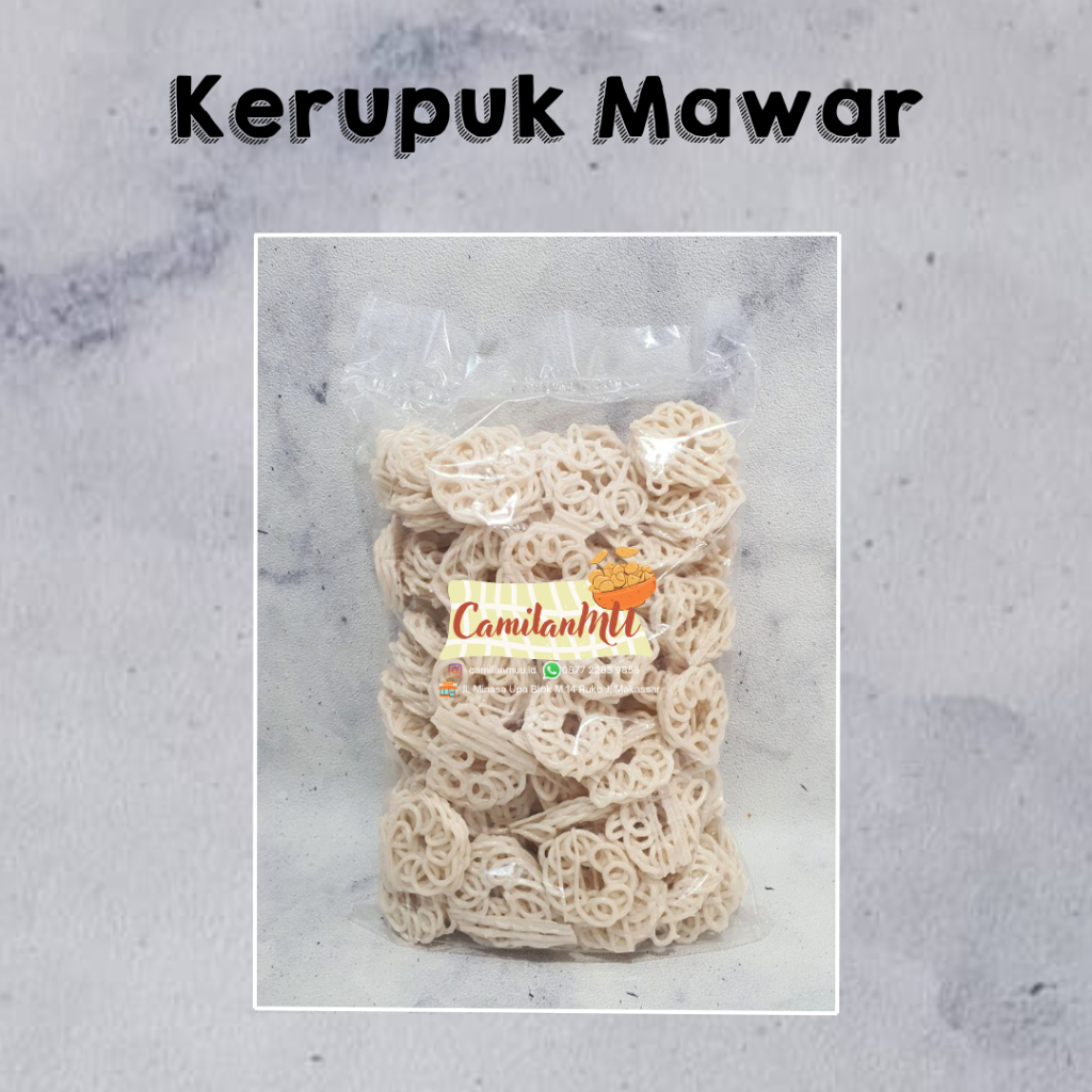 

KERUPUK MAWAR PUTIH MENTAH (BERAT 500 GRAM)