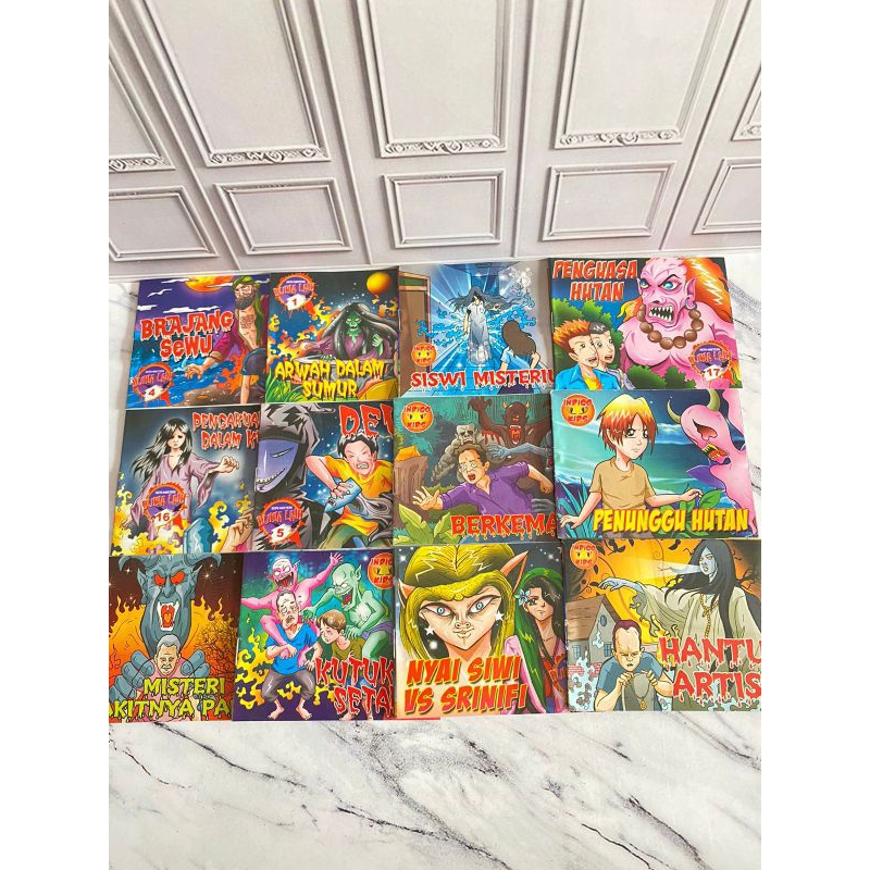 KOMIK /  BUKU CERITA HOROR INDIGO KIDS - HAMDALAH TOYS