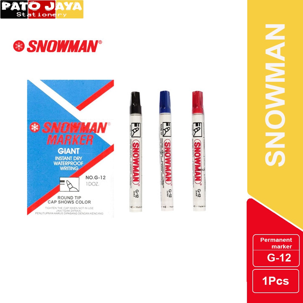 

SPIDOL PERMANEN SNOWMAN G-12 / PERMANEN MARKER