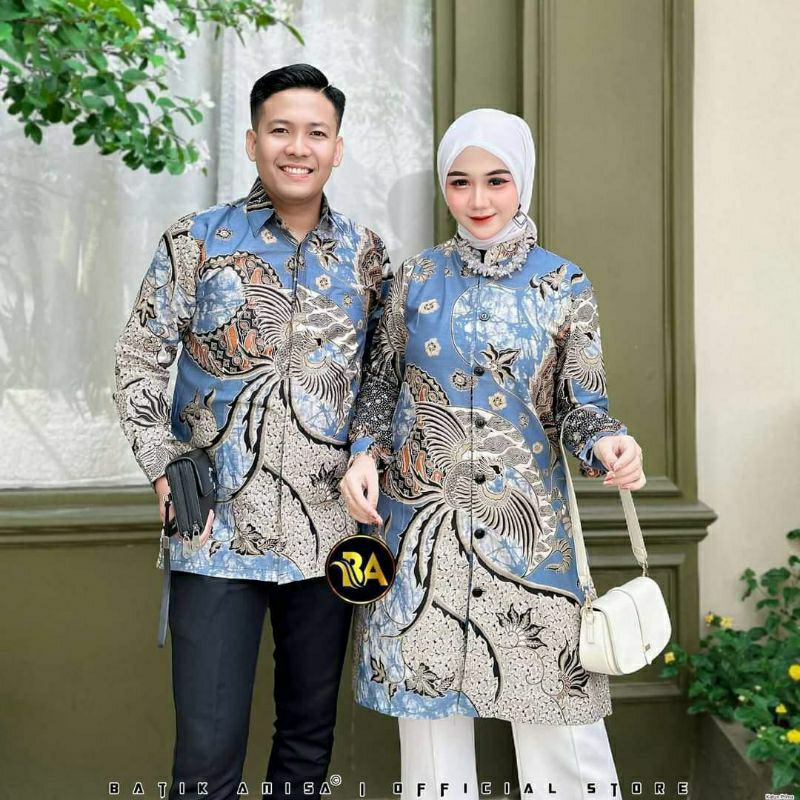 baju batik couple dewasa//tunik wanita//setelan keluarga//kemeja pria