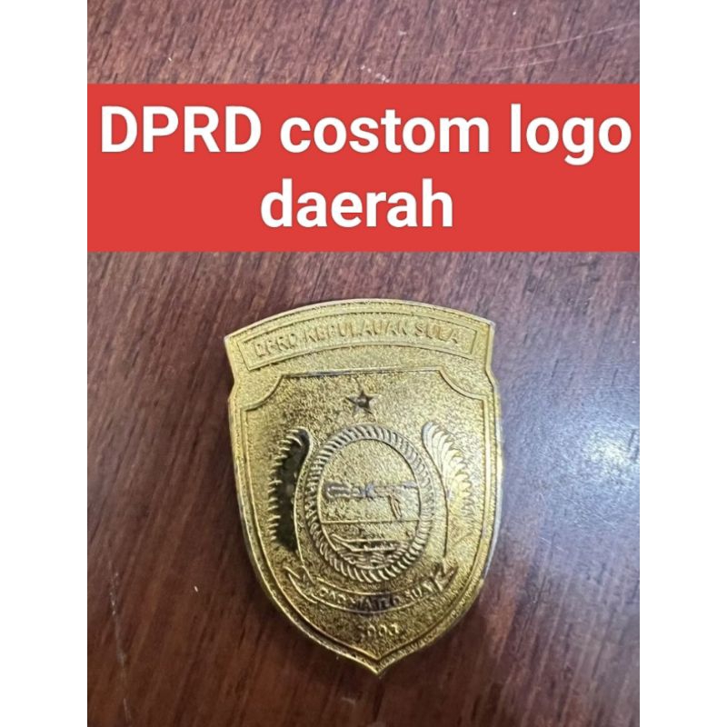 

pin DPRD COSTOM LOGO DAERAH