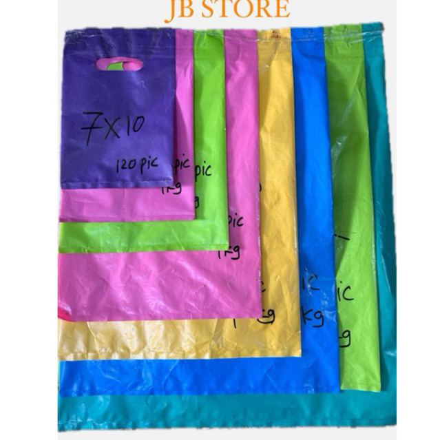 kantong plastik plong packing olshop polos 1 pack 1kg tebal