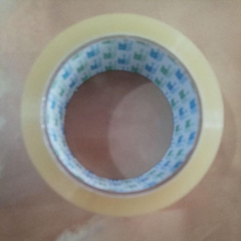 

lakban bening 45x90 merk abc. kuat lekatnya.