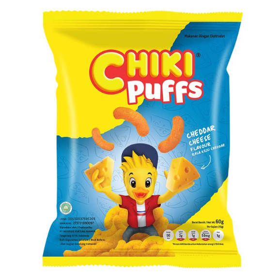 

Chiki Puffs Cheddar Cheese 60gr