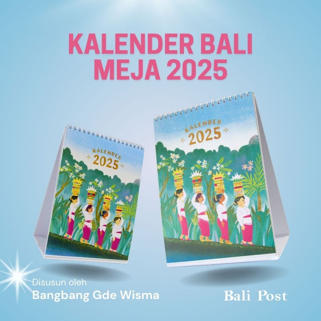 

Kalender Bali 2025 Meja - I Bangbang Gde Wisma - Kalender Meja Bali - Kalender Duduk Bali