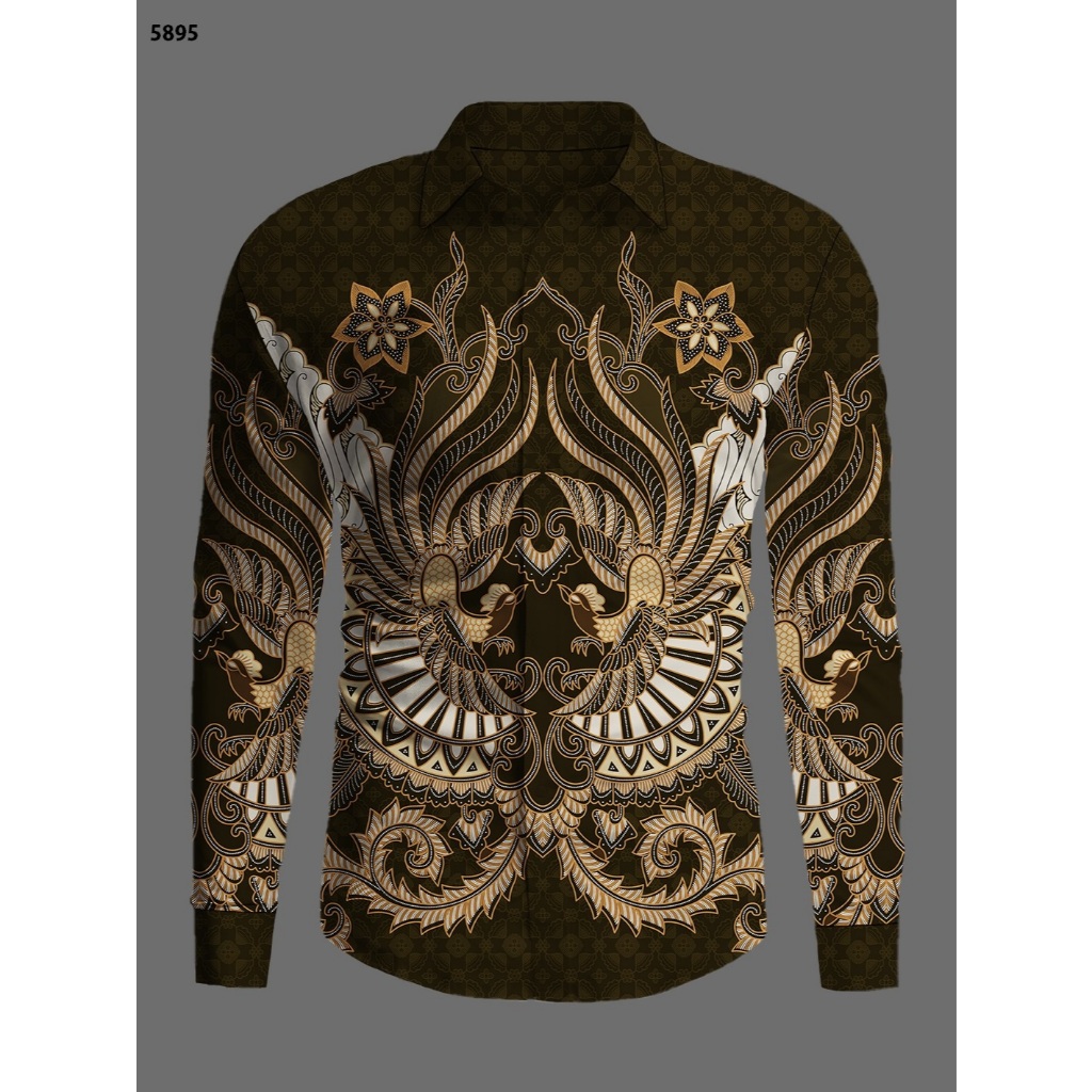 Kain Batik Tulis / Semi Tulis Batik / Pola Baju Batik - 5895