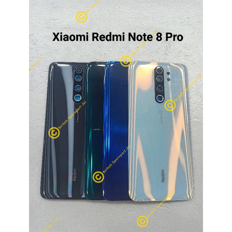 RING KACA KAMERA+ BACKDOOR BACK COVER XIAOMI REDMI NOTE 8 PRO TUTUP BELAKANG