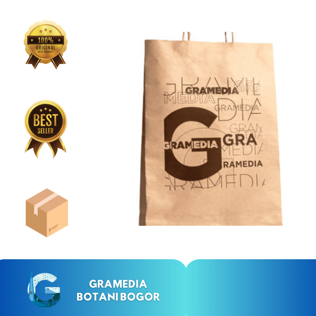 

Gramedia Bogor - Paper Bag Gramedia Paper Bag 2 Sides - Ukuran L