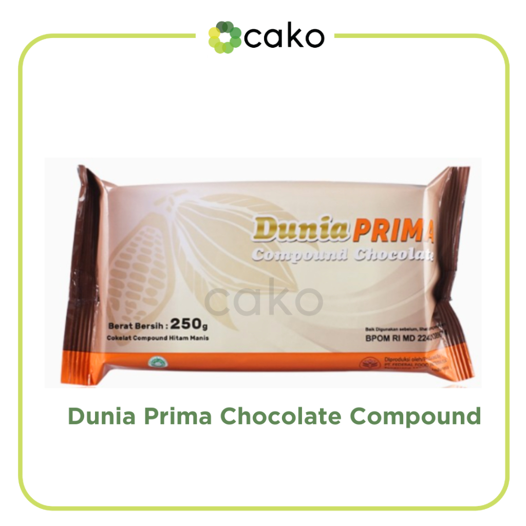 

Dunia Prima Chocolate "Hitam Manis" Compound 250gr