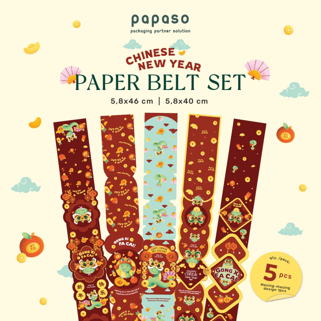 

Paper Belt Imlek / Label Sleeve Packaging Imlek / Sabuk Box Kertas