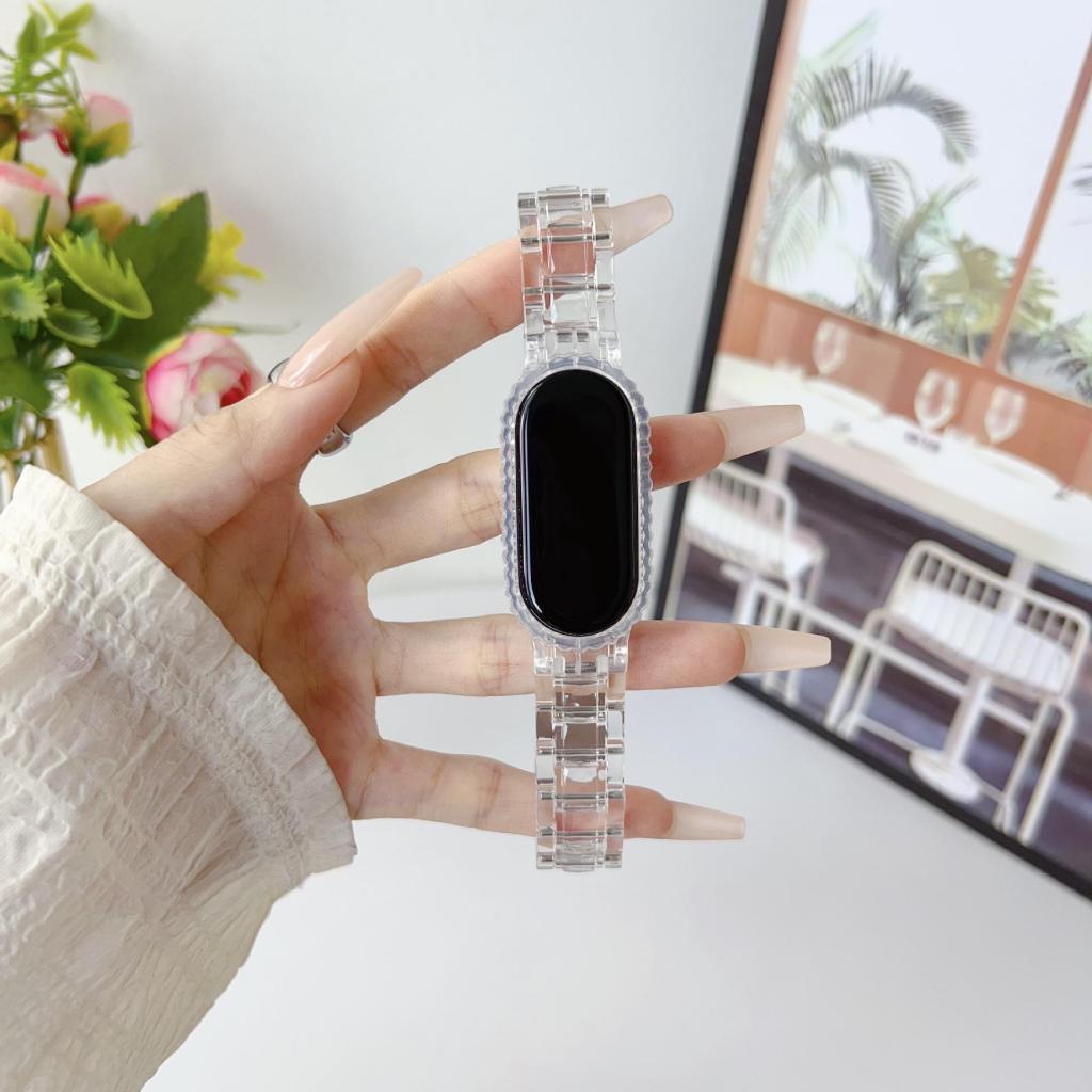 【Ready】Tali Jam Tangan✨2 In 1 Xiaomi Band 9 Pc Case Strap/Xiaomi Band Strap Xiaomi Accessories