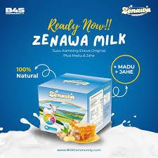 

SUSU KAMBING ETAWA ZENAWA PLUS MADU & JAHE