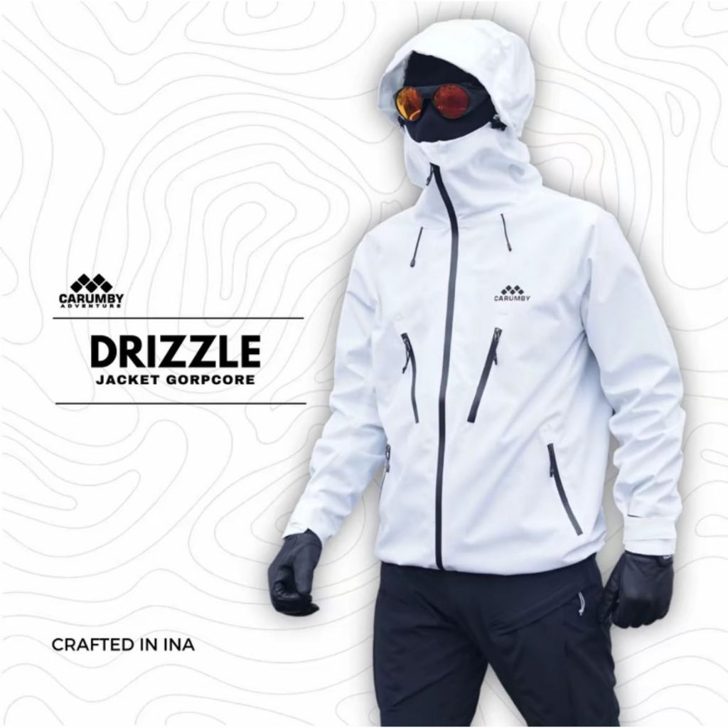 Jaket Gorpcore Carumby Drizzle Waterproof Original