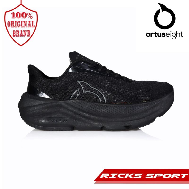 Sepatu Running Ortuseight Hyperblast Shadow Sepatu Running Full Hitam