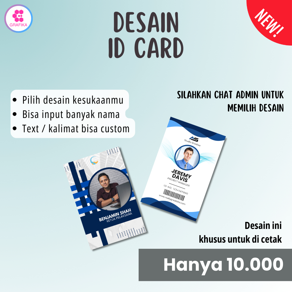 

Desain ID Card Murah Terbaik