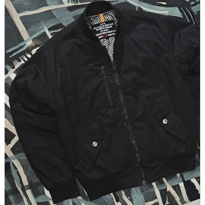 Jaket Bomber BURTLE WORKWEAR original