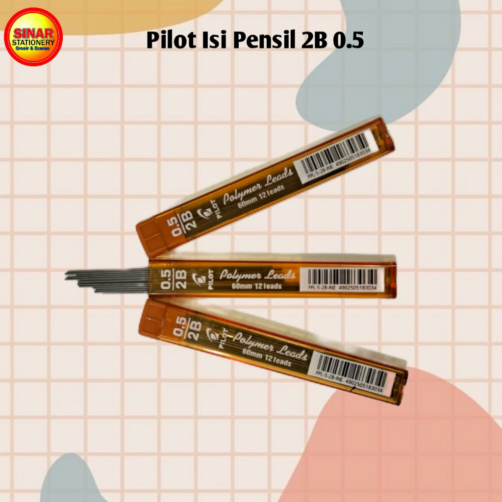 

Pilot Isi Pensil 2B 0.5mm