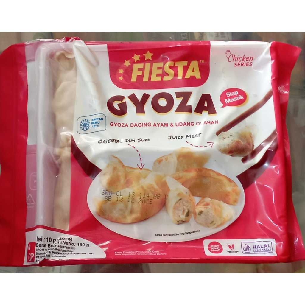 

Fiesta Gyoza 180 gr Dumpling Ayam udang