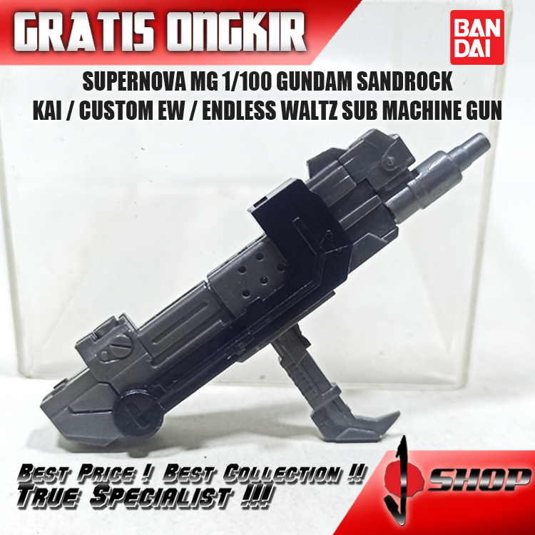 SUPERNOVA MG 1/100 GUNDAM SANDROCK KAI / CUSTOM EW / ENDLESS WALTZ SUB MACHINE G-UN BTLG20