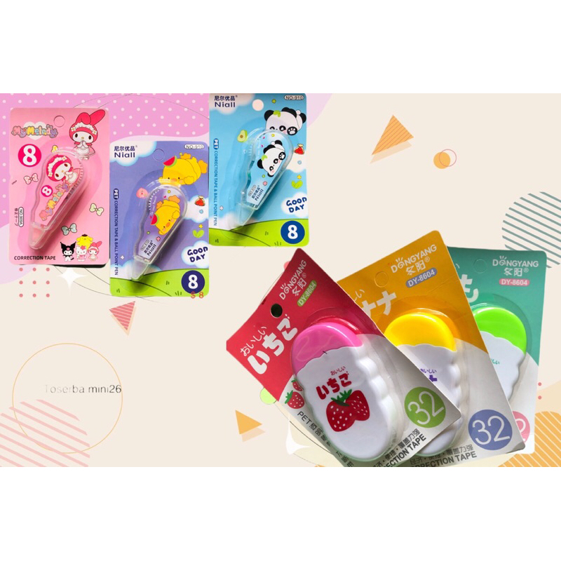 

Tipe Ex Gambar Buah Peach Lucu / Correction Tape Studeny Stationary Lucu
