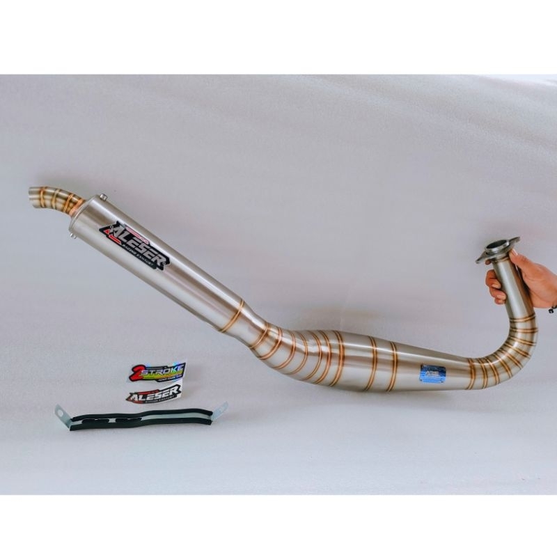 Knalpot rx king aleser kolong cobra stainles original