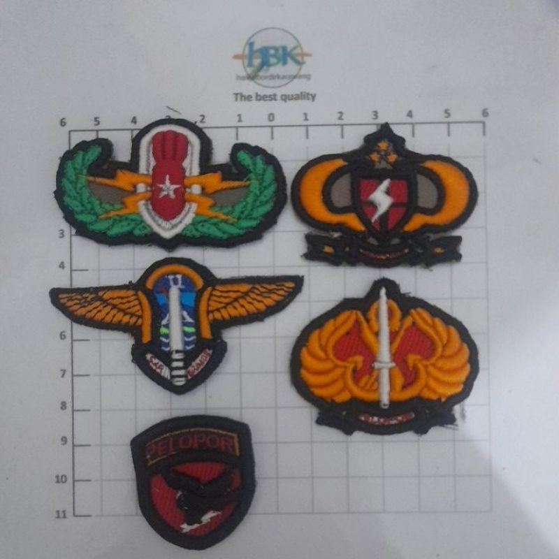 ATRIBUT PDL BRIMOB BORDIR TIMBUL