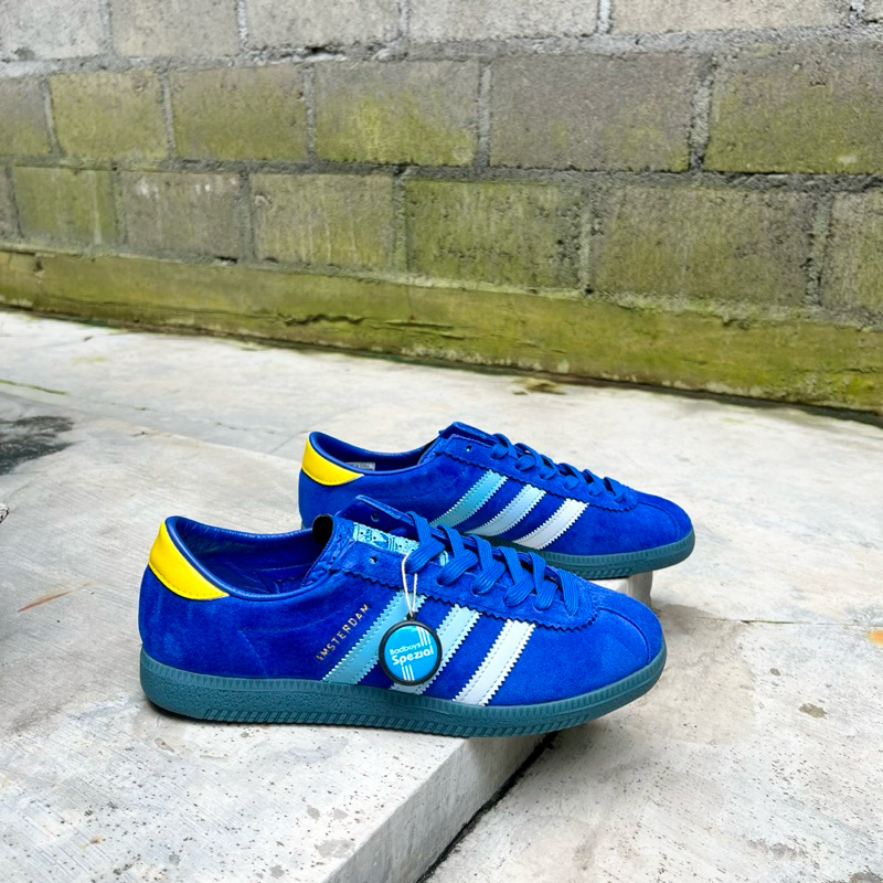 Adidas Amsterdam Exclusive Blue Size 41 1/3, 42 2/3, 44 Original 1000% BNIBWT
