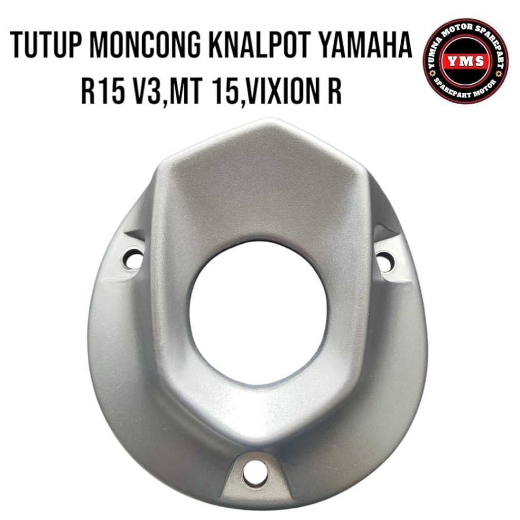 Cover Moncong knalpot yamaha r15 v3 corong ujung knalpot yamaha r15 v3 led vixion r