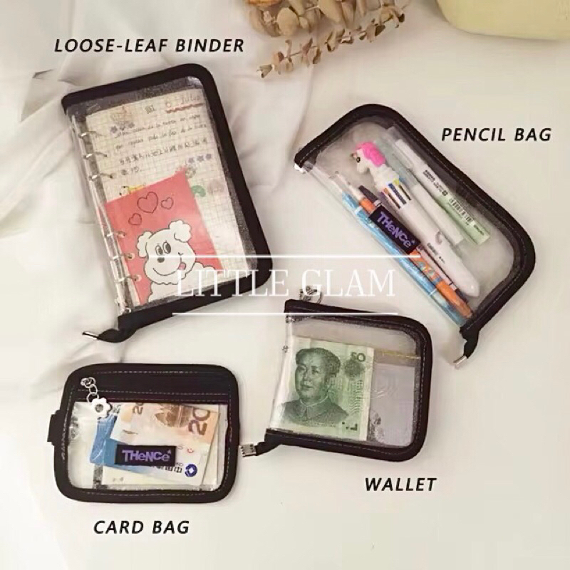 Thence Card Holder PVC/Thence Wallet/Thence PVC Hanging Card Holder/PVC Thence/Card Holder Transpara