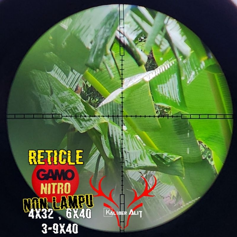 Teleskop GAMO NITRO Fix zoom ( ᴛᴀɴᴘᴀ ᴢᴏᴏᴍ ) Tahan getar