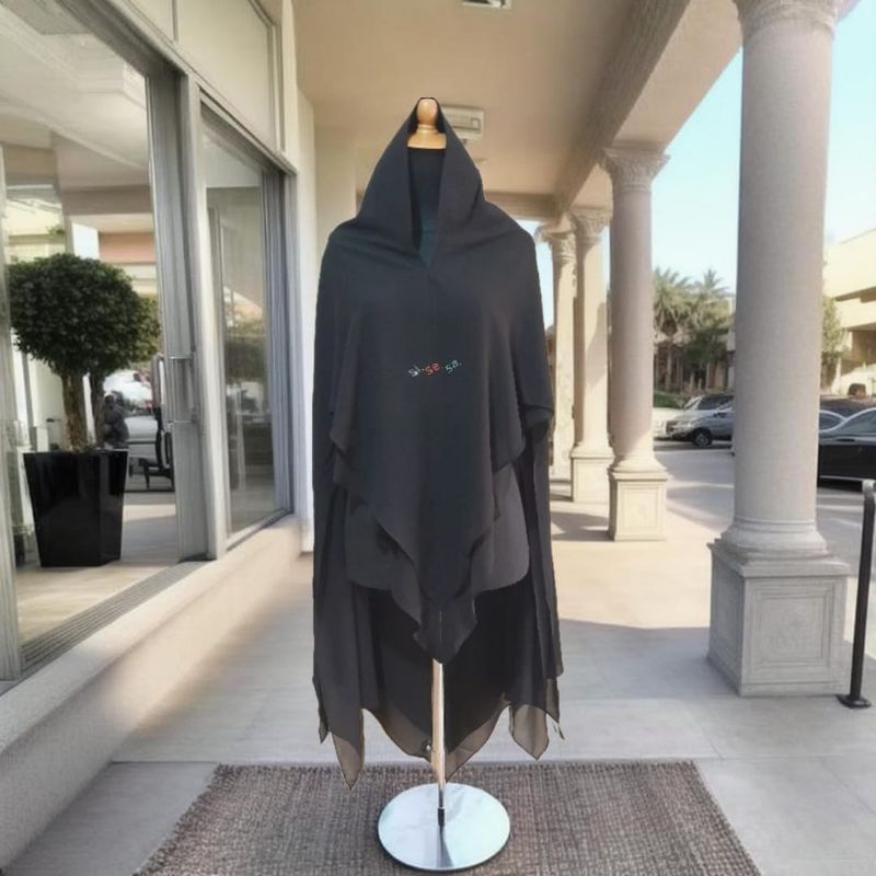 Khimar Syari Naomi like Sisesa Clothing Sumayya by Sjsesa Hijab Halus