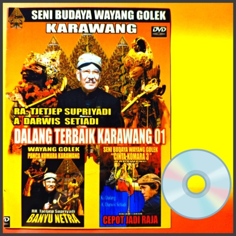 Kaset Film Pagelaran Wayang Golek Lakon Banyu Netra - Cepot Jadi Raja Dalang Cecep Supriadi & A Darw