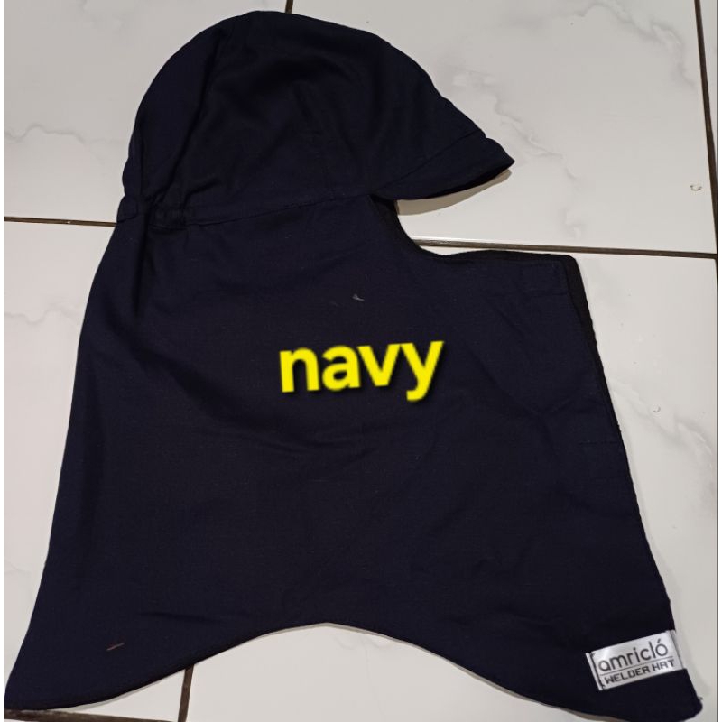 NAVY. Topi welder. kontruksi bangunan. sebo. kerpus