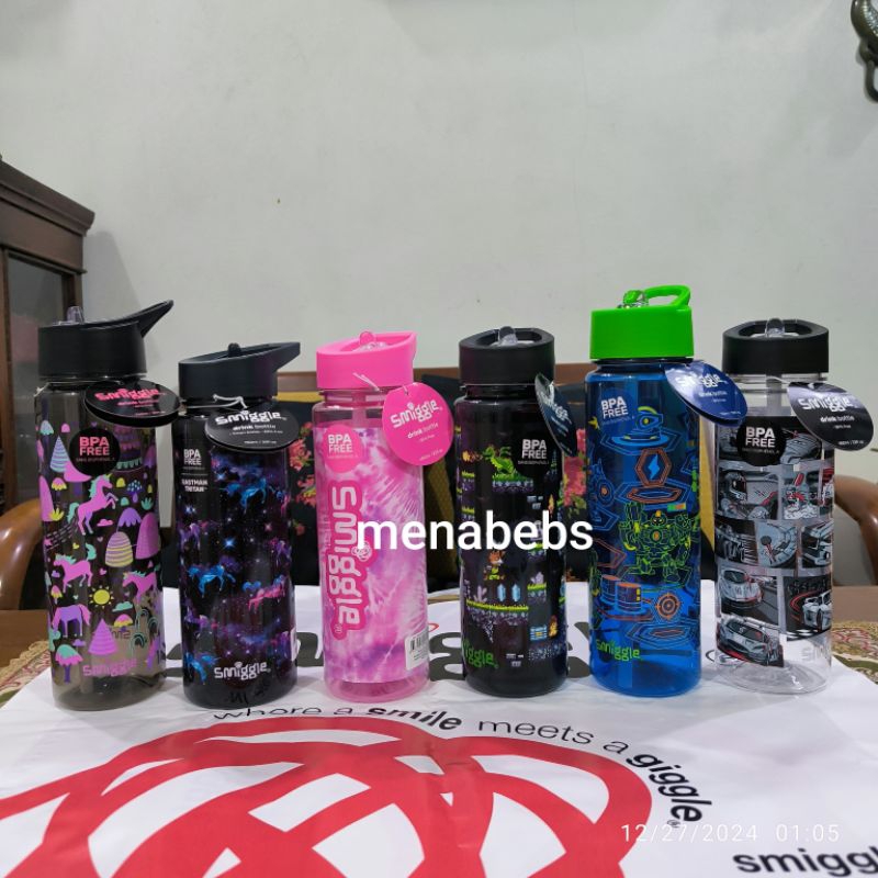 Smiggle bottle Spout Jump / Vibin / Neat / Rush Unicorn / botol minum original SALE